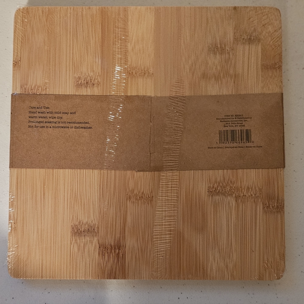 Rae Dunn Natural Bamboo Cheese Board - Picture 3 of 3